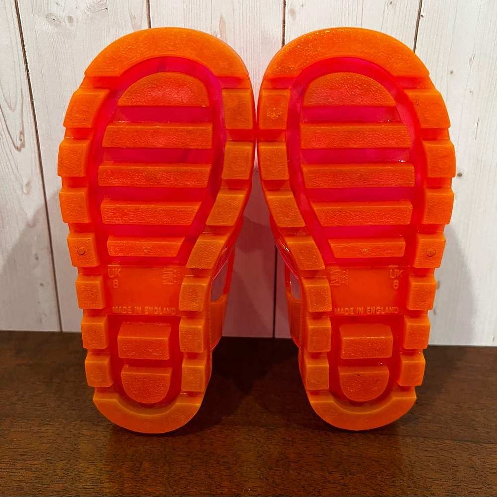 Sophia Webster Kids Sandals in Orange and Pink Butterfly - Picture 4 of 6